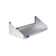 Amgood 12in X 24in Stainless Steel Wall Mount Shelf With Side Guards AMG WS-1224-SG